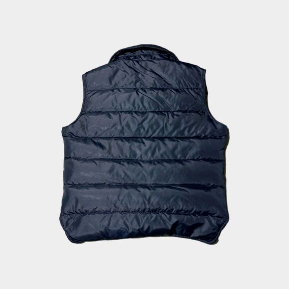 Vintage Comfy Men's Large Western Puffer Vest Goose Down 70's-80's USA Ski Hippy - Picture 2 of 16